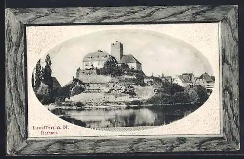 AK Lauffen a. N., Blick auf Rathaus