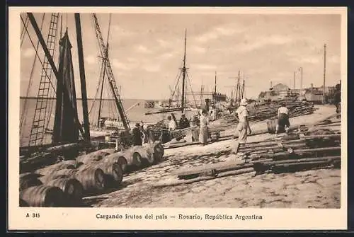 AK Rosario, Cargando frutos del pais