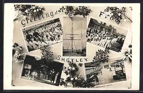 AK Shotley, Barracks, Covered Way, The Masts and Parade