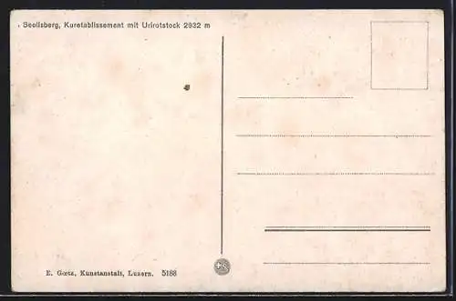 AK Seelisberg, Kuretablissement mit Urirotstock