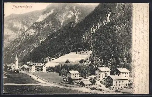 AK Franzensfeste, Teilansicht des Ortes