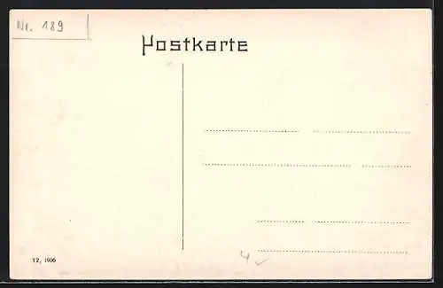 AK Basel, Strassburger Denkmal mit De Wette Schulhaus