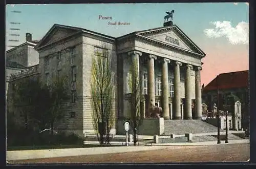 AK Posen / Poznan, Stadttheater