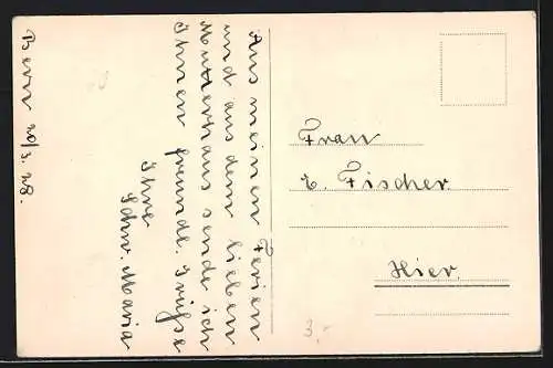 AK Bern, Partie vor dem Diakonissenhaus