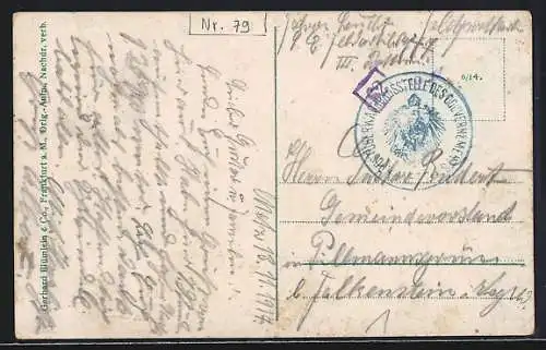 AK Metz, Denkmal Kaiser Wilhelm I.