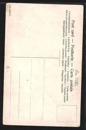 AK Mann mit Käfig um den Kopf