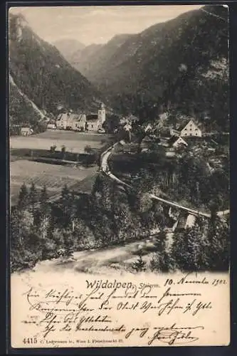 AK Wildalpen, Der Ort im Tale