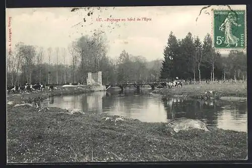 AK Lu, Paysage au bord de l`Epte