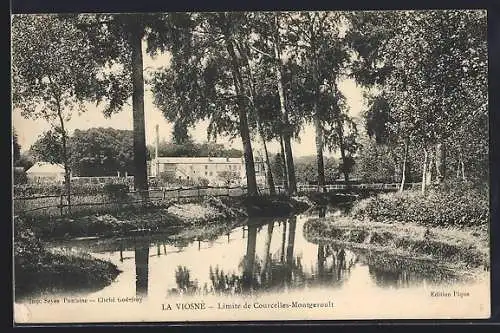 AK Courcelles-Montgeroult, La Viosne à la limite de Courcelles-Montgeroult