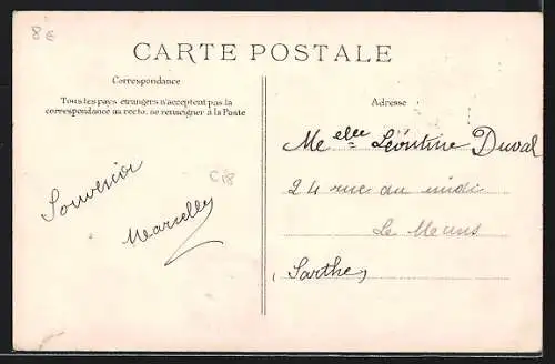 AK Argenteuil, Vue sur la Seine prise du Pont-Neuf avec bateaux amarrés