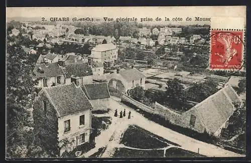 AK Chars, Vue générale prise de la côte de Mouss
