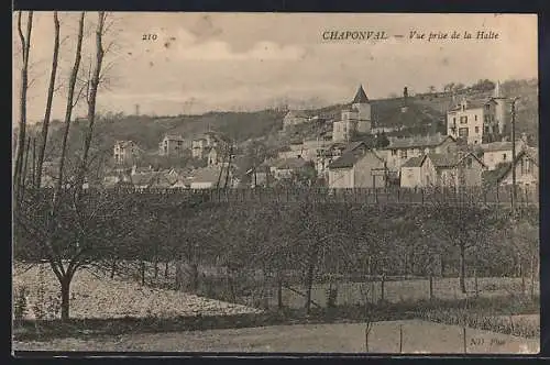 AK Chaponval, Vue prise de la Halte