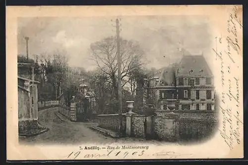 AK Andilly, Rue de Montmorency et bâtiment résidentiel
