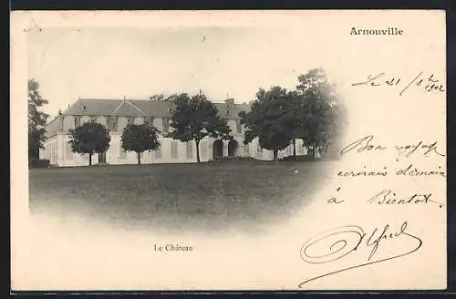 AK Arnouville, Le Château et parc environnant