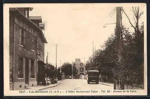 AK Valmondois, L`Hôtel Restaurant-Tabac, Avenue de la Gare