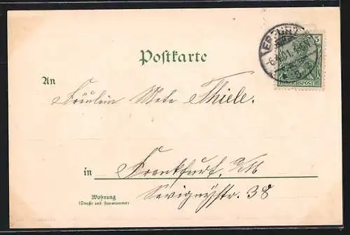 Künstler-AK Alfred Mailick: Kind beobachtet zwei Osterhasen