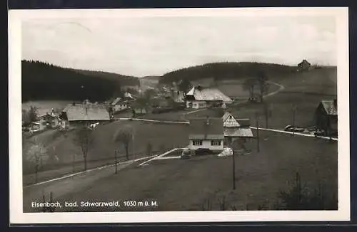AK Eisenbach / Schwarzwald, Ortsansicht aus der Vogelschau