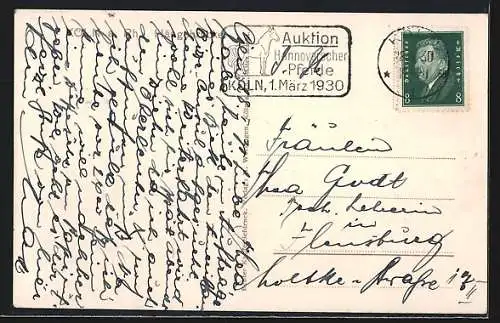 AK Köln a. Rh., Hängebrücke mit Blick zum Dom