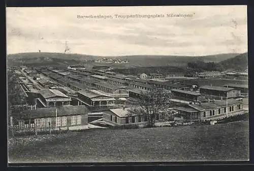 AK Münsingen, Truppenübungsplatz, Barackenlager