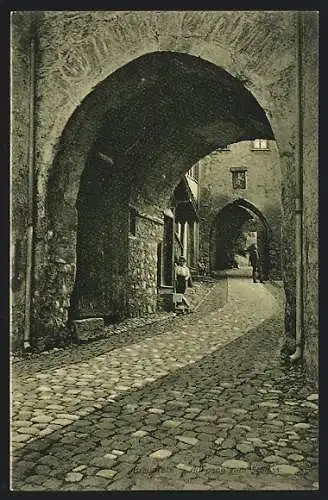AK Braunfels, Aufgang zum Schloss