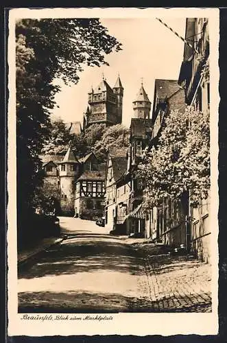 AK Braunfels, Blick zum Marktplatz