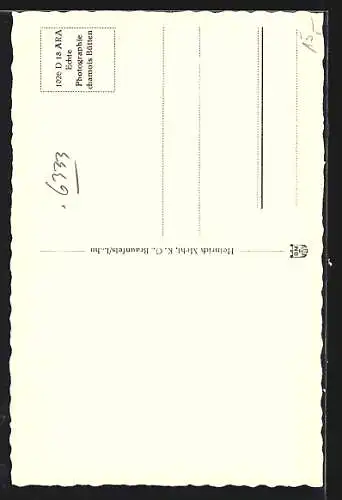 AK Braunfels, Tordurchblick zum Marktplatz