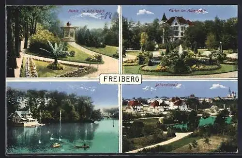 AK Freiberg / Sa., Albertpark und Johannispark