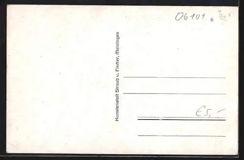 AK Meiningen, Strasse am Landestheater