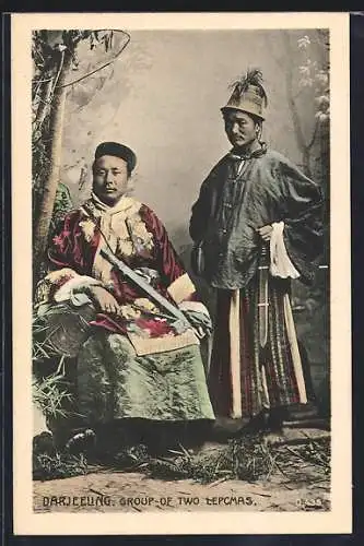 AK Darjeeling, Group of two Lepchas