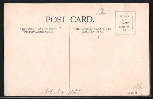 AK Malta, Piazza St. Anna-Floriana, Strassenbahn