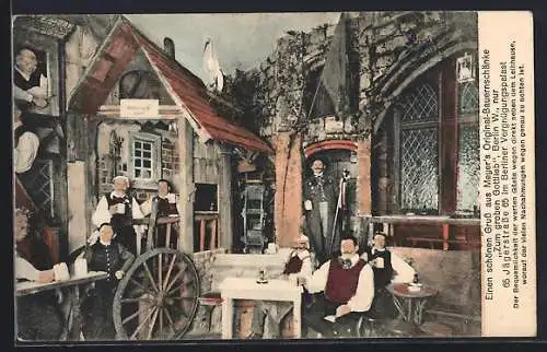 AK Berlin, Meyer's Original-Bauernschänke, Zum groben Gottlieb, Jägerstr. 65