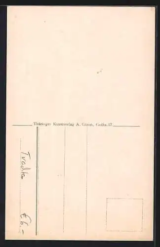 AK Frauen in thüringischer Tracht mit Kind auf dem Arm, Vers