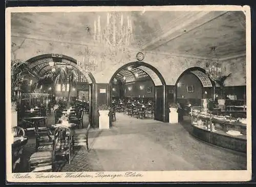 AK Berlin, Conditorei Wertheim, Leipziger Platz