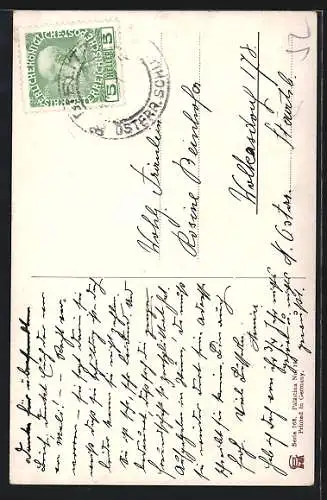 Künstler-AK F.Perlberg: Via Dolorosa in Jerusalem