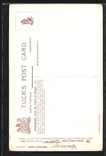 Künstler-AK Jerusalem, The South Wall of Jerusalem