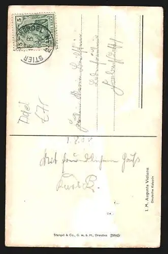 AK Deutsche Kaiserin Auguste Victoria mit Krone