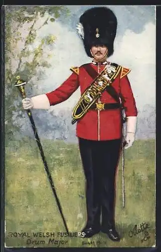 AK Royal Welsh Fusiliers, Drum Major, Uniform