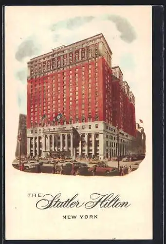AK New York, NY, The Statler Hilton