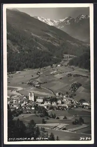 AK Steinach a. B., Gesamtansicht aus der Vogelschau