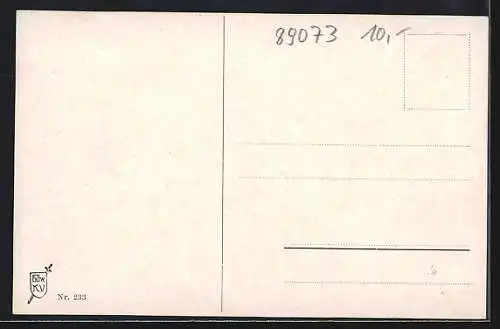 Künstler-AK Hans Boettcher: Ulm, Die Historie vom Ulmer Spatzen