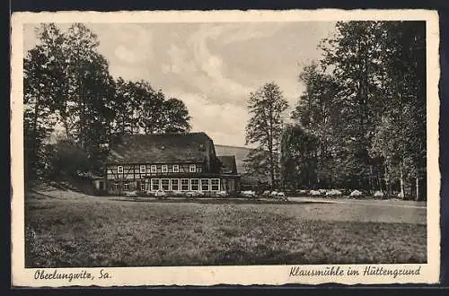 AK Oberlungwitz, Klausmühle im Hüttengrund