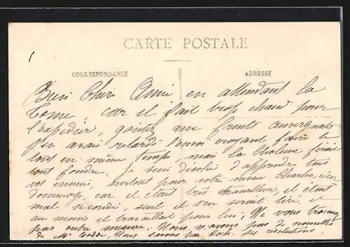 AK Vic-sur-Cere, Avenue des Sources
