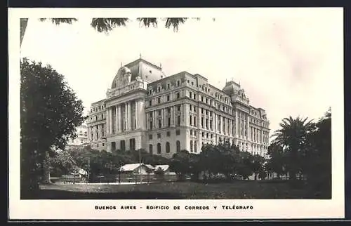AK Buenos Aires, Edifico de Correos y Telegrafo