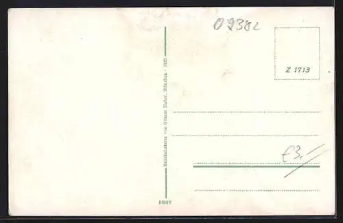 AK Augustusburg i. Erzgeb., Blick auf den Ort