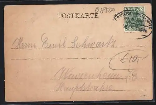 AK Bischofswerda, Ansicht der neuen Bürgerschule