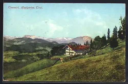 AK Hopfgarten, Berg-Gasthof Tennwirt