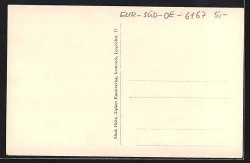 AK Neustift, Teilansicht mit Bergen