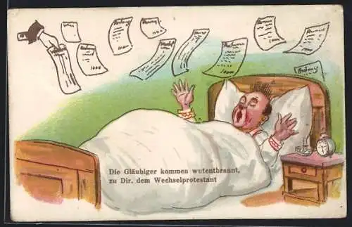 AK Gerichtsvollzieher träumt in der Nacht von seiner Arbeit