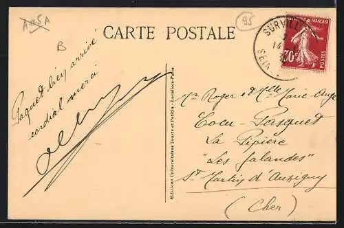 AK Saint-Witz, École Apostolique de l`Institution N.-D. de Montmélian, vue côté sud