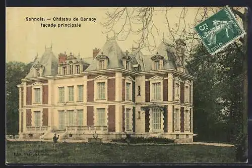 AK Sannois, Château de Cernoy facade principale